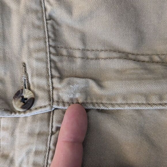 Khaki Cargo Pants 34 X 30 Vintage Y2K Gorpcore Utility Skater Wide Paratrooper - Picture 13 of 13